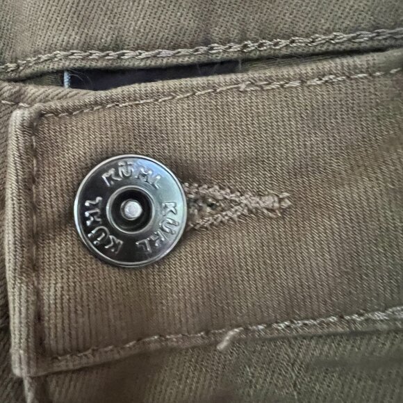 Kuhl Kontour Skinny Stretch Cotton Jeans, Olive, Size 6L - Picture 8 of 10